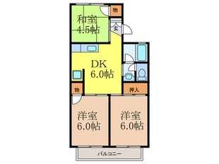 シャルマンドミ－ルの物件間取画像